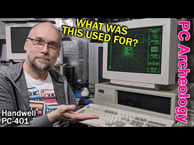 PC Archeology: Not just another normal IBM PC XT clone (Handwell PC-401)