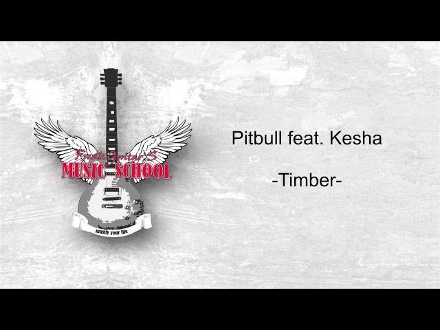 Pitbull feat. Kesha - Timber I Chords I easy guitar lesson for beginner I How to play
