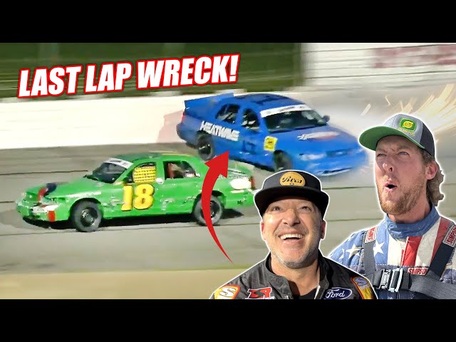 Tony Stewart Joined Our Race and SMOKED Us! (Until The Last Lap)