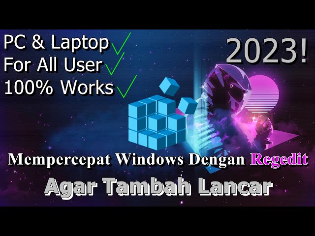 🔧Cara Mempercepat Windows Dengan Regedit ✅ Agar Tambah Lancar | 2023! (Updated) [Part 3]
