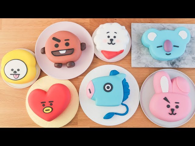 How to make BT21 Cakes - Compilation - TAN DULCE
