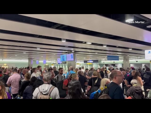 'Nothing ever works': Traveler on UK airport outage | REUTERS