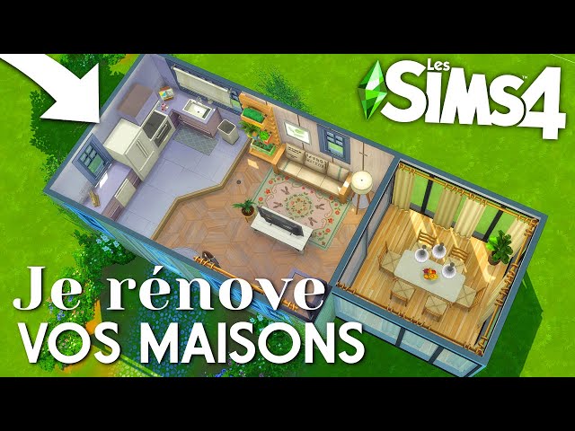 Je rénove vos maisons + Rainbow Challenge Version UTB ! | Rediff Live | Sims 4
