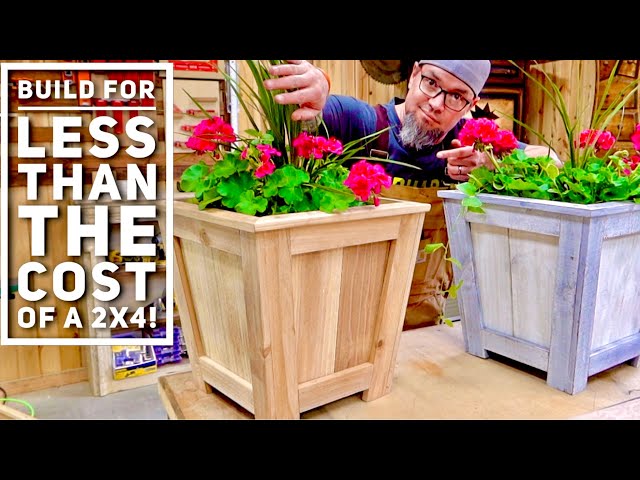 The $6 Planter - Low Cost High Profit - Make Money Woodworking