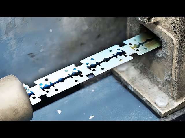How are BLADES Made? AMAZING Process of Making RAZOR BLADES In Factories