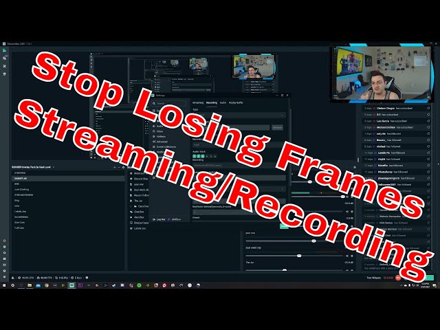 Stop Dropping/Skipping Frames in SLOBS Screen Recording or Streaming