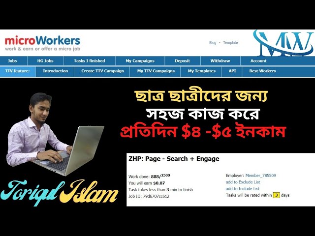 How to do ZHP: Page - Search + Engage || Easy task Income|| Microworker