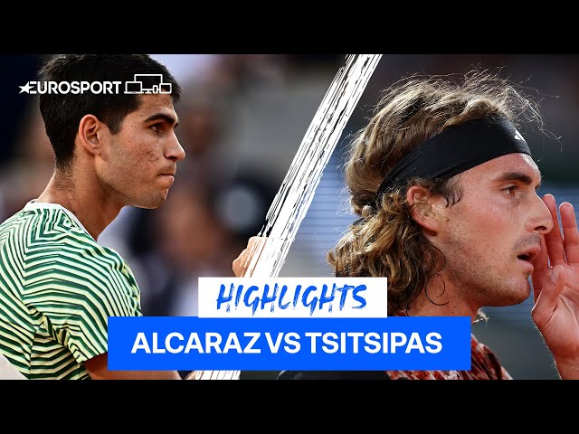 Absolutely Magical! Alcaraz Defeats Tsitsipas In Magnificent Display At French Open | Eurosport