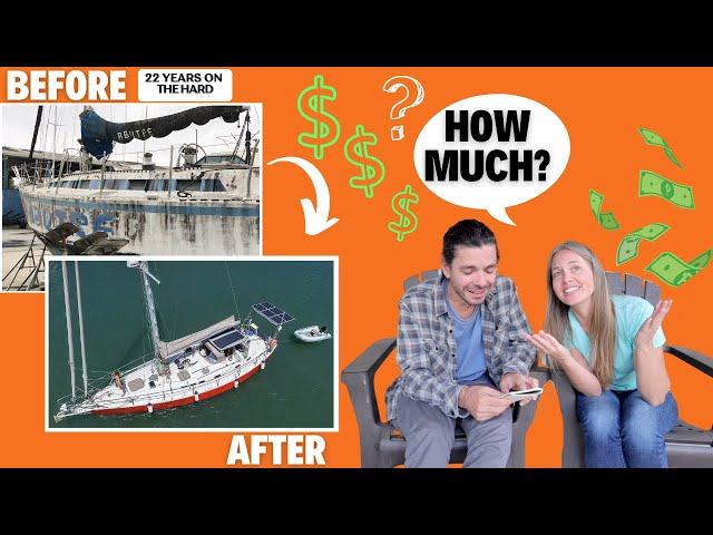 ⛵️HOW MUCH did the refit really COST? (in detail) + Sale PRICE 💰Ep.304