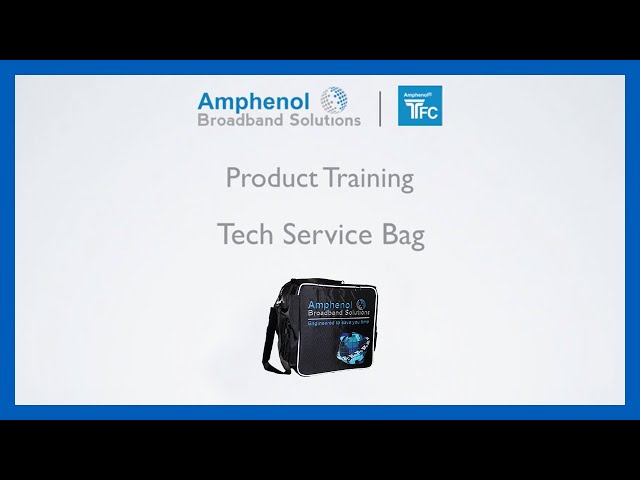 Tech Service Bag Tutorial