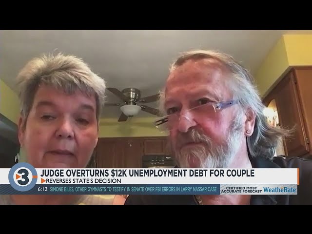 One couple's unemployment debt forgiven