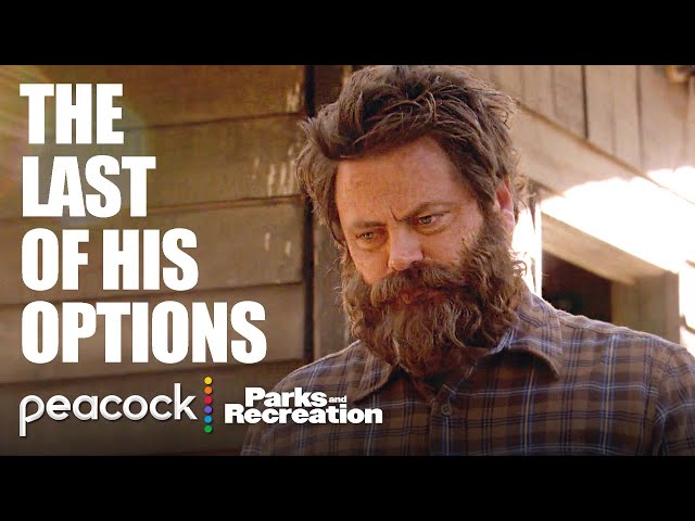 Ron Swanson runs away from his problems | Parks and Recreation