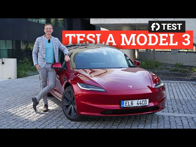 Tesla Model 3 Highland v podrobném testu. Jak se povedla?