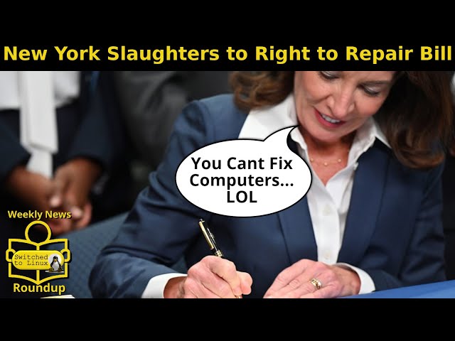 New York Slaughters to Right to Repair Bill