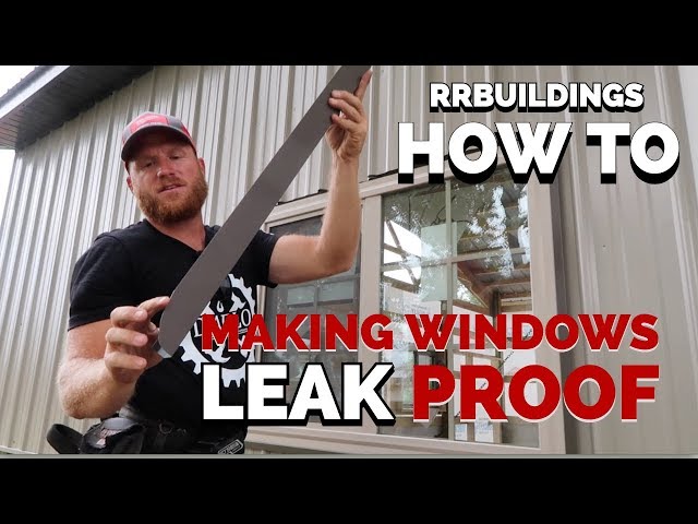 Make your windows leak proof: How to Trim a Window