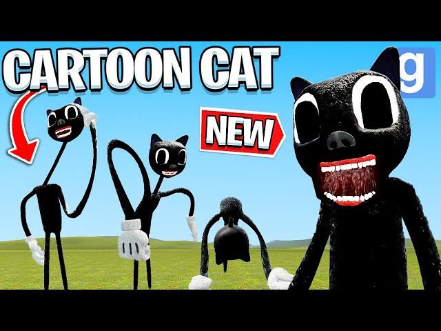THE NEW CARTOON CAT IS HERE! (Garry's Mod Sandbox) | JustJoeKing