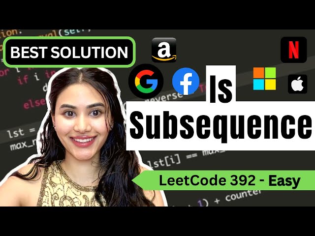 Is Subsequence - LeetCode 392 - Python