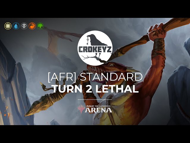STANDARD TURN 2 LETHAL | MTG Adventures in the Forgotten Realms Preview EVENT | CROKEYZ