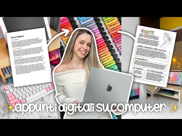 Tutorial appunti bellissimi computer 💻💫 (Word, Pages)