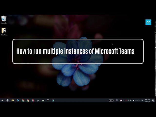 How to run multiple instances of Microsoft Teams