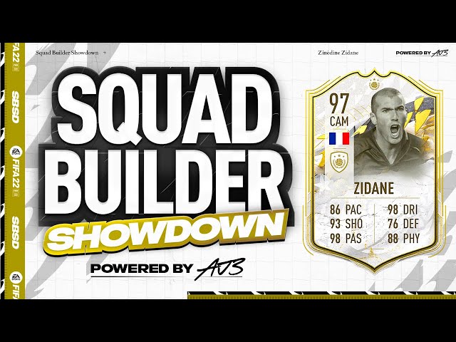 FIFA 22 Squad Builder Showdown!!! PRIME ICON MOMENTS ZIDANE!!!