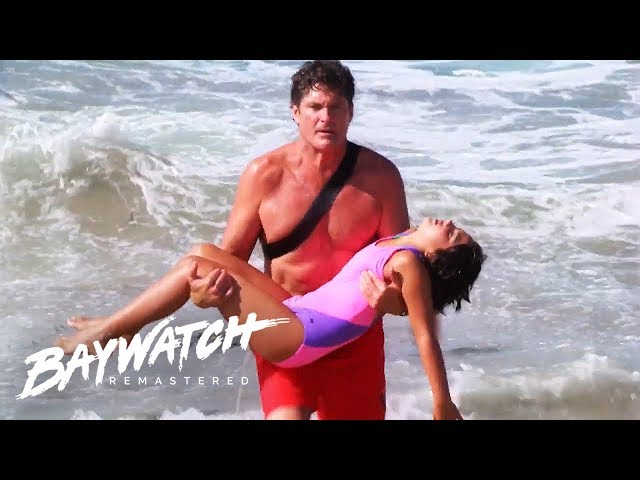 5 Epic Mitch Buchannon Lifeguard Rescues On Baywatch | Baywatch Remastered