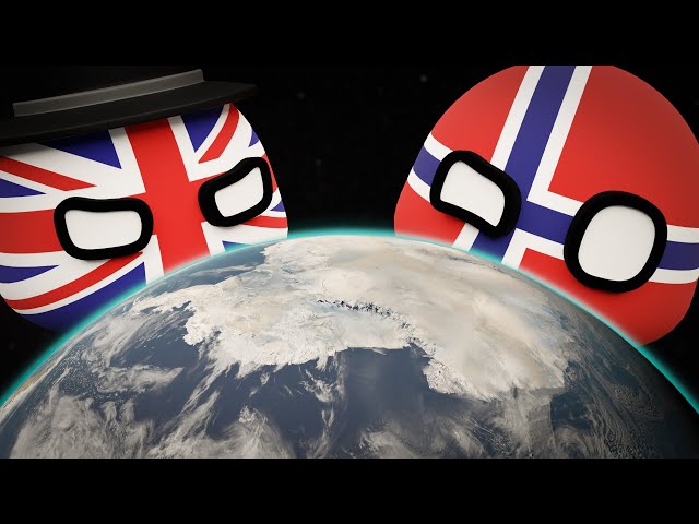Race for the South Pole || 3D Countryballs