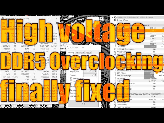 DDR5 High voltage mode seems to finally be fixed on Gigabyte AM5 motherboards