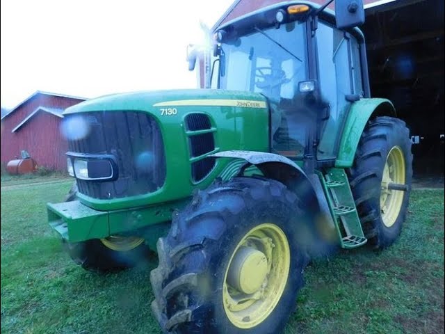 2009 John Deere 7130 Tractor with 791 Hours Sold on Vermont Farm Auction Saturday