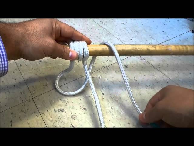 Tying An Icicle Hitch With A Rope End