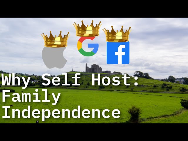 Why you should provide self hosted services for family