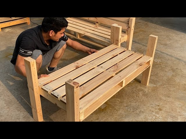 Creative Pallet Recycling Ideas You Have Never Seen Before |  How To Create A Beautiful Pallet Sofa
