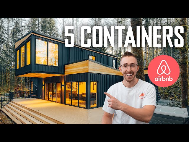 My Luxury Shipping Container Home Built from 5 Containers