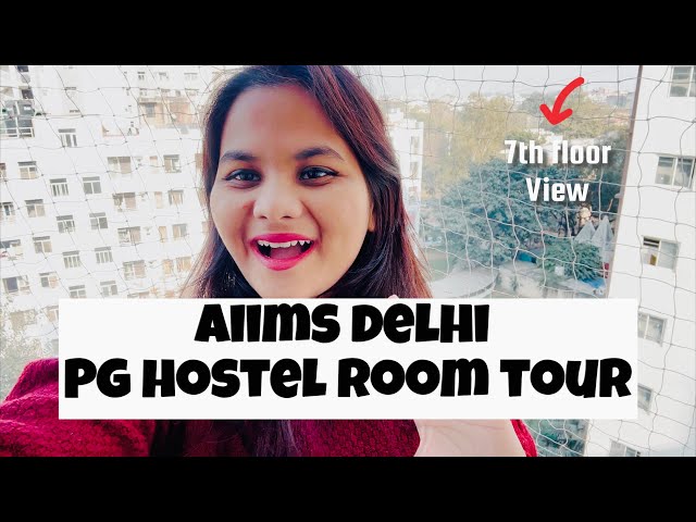 Aiims Delhi Pg( MD/MS) Hostel Room tour