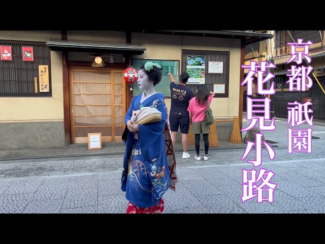 京都祇園 舞妓さんの姿に感動する外国人観光客 Maiko in Gion,Kyoto 【4K】2023年6月27日