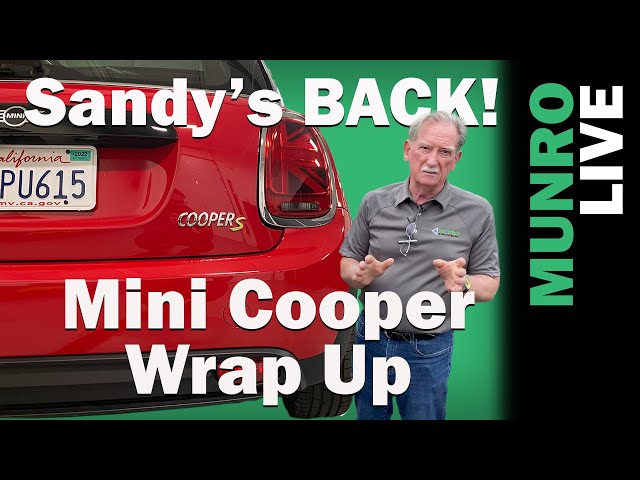 SANDY'S BACK!! Mini Cooper SE Wrap Up