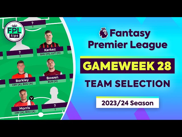 FPL GW28: TEAM SELECTION | Haaland Out? | Double Gameweek 28 | Fantasy Premier League 2023/24 Tips