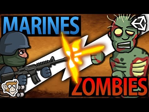 EPIC BATTLE Marines Vs Zombies in Unity ECS!