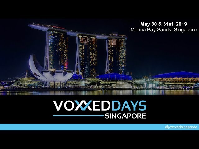 Voxxed Days Singapore 2019 - Day 1 (Plenary Room)