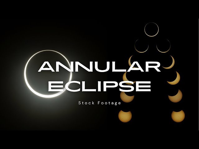 Captivating 5K Footage: Annular Solar Eclipse Spectacle