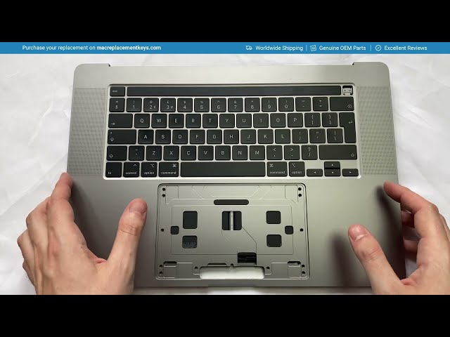 How to replace all keycaps on a MacBook Pro A2141, A2251, A2289 and A2338 Intel & M1 (2019 - 2021)