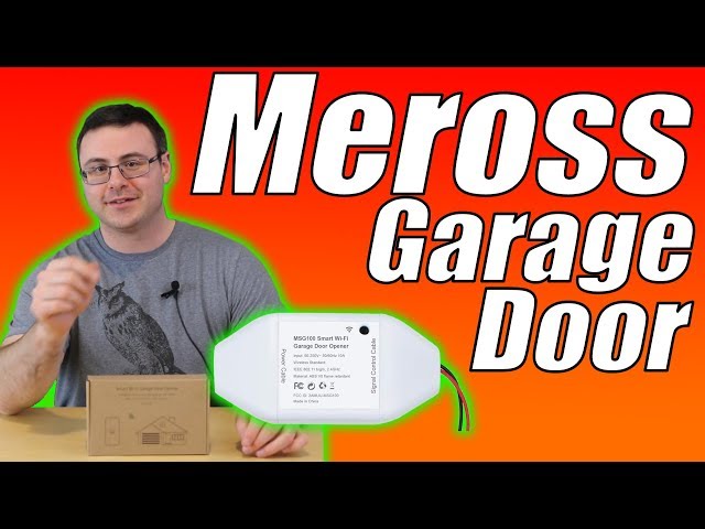 Meross Smart WiFi Garage Door Opener Unbox and Full Setup - MSG100