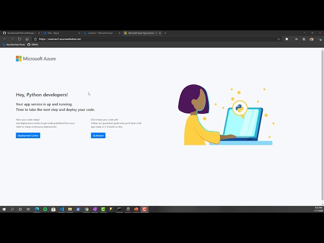 Intro to Azure DevOps - Build and Deploy Python Web Application
