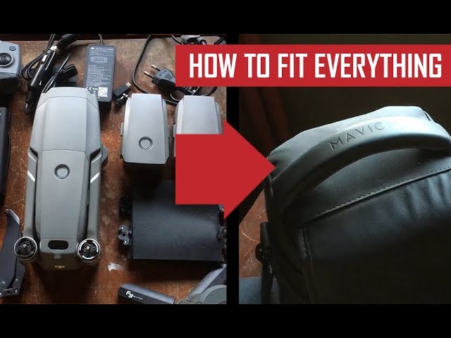 How to Pack Everything into the Mavic 2 Fly More Kit Shoulder Bag!