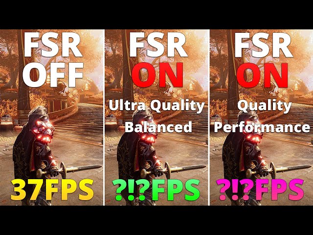 FidelityFX Super Resolution FSR Performance Comparison ON vs OFF RX 5700 XT - Anno 1800 and Godfall