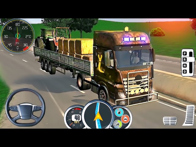 Euro Truck Driver Simulator #5 - NEW Cargo Truck Transporter Tractor 3D - Android GamePlay
