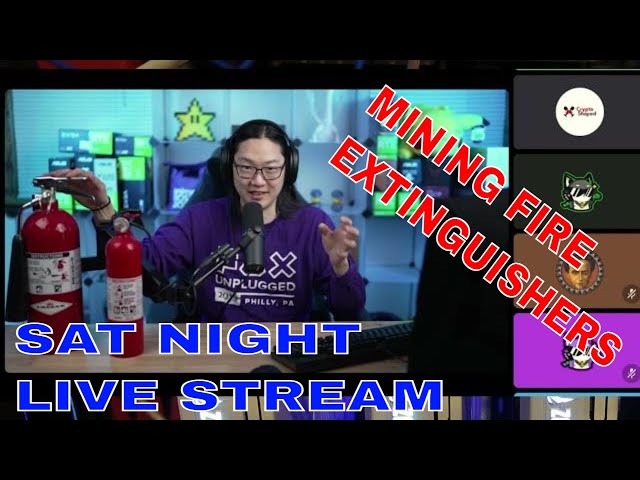 MMSNLS # 9 Live stream Mining Fire extinguisher types and Rig Picts!