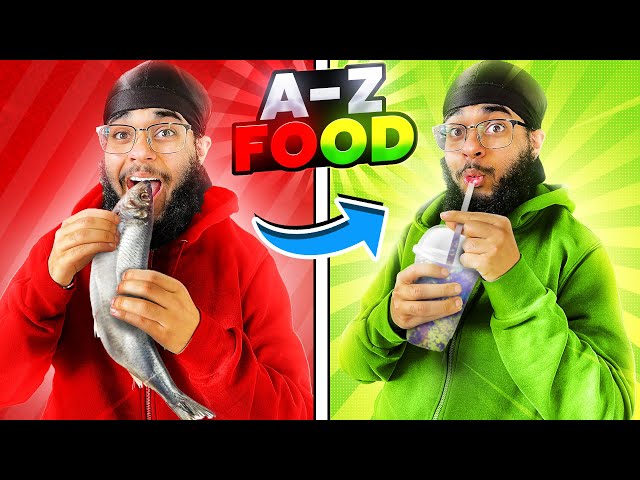 CHAPATI CHALLENGED ME TO A-Z EATING CHALLENGE!