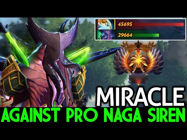 MIRACLE [Faceless Void] Crazy Bash Lord Against Pro Naga Siren Dota 2
