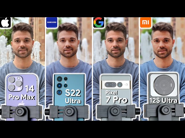 iPhone 14 Pro Max vs Samsung S22 Ultra vs Pixel 7 Pro vs Xiaomi 12S Ultra Camera Test Comparison